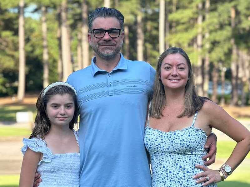 Joe Rossi Jr. and family